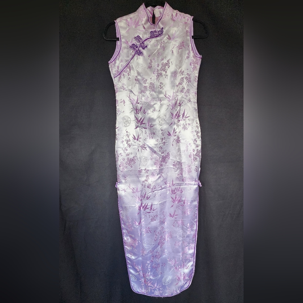 Baby Lavender Cheongsam Dress